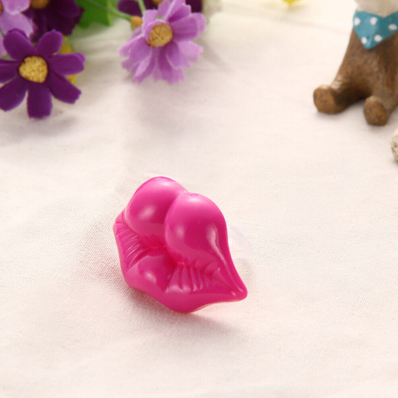 Silicone Funny Baby Pacifier Sexy Kiss Rose Red Lip Infant Pacifier Newly