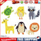 6pcs DIY Colorful Animal Self-Adhesive 5D Diamond Stickers Painting Kits