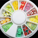 Nail Art Rhinestones Fruit Nails Wheel DIY Stone Decor Ornaments Jewelry
