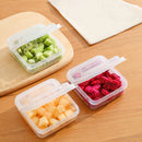 2pcs Butter Container Cheese Storage Box Fruit Vegetable Fall Home Supply