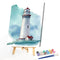 Lighthouse Kit Colouring Oil Canvas Pictures DIY Hand Painted Paint By Numbers