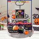 Farmhouse Decor for Tiered Tray Wooden Rustic Table Ornaments Housewarming Gift