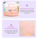 10 inch Round Portable Cake Box Fresh-keeping Case Birthday Decor (Pink) Newly