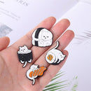 Cute Cat Bag Lapel Pin Cartoon Brooch Enamel Pin Badge DIY Decoration