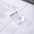 Acrylic Stamp Block Clear Stamping Tool Set with Grid Line Craft (3x4cm) Newly
