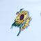 Sunflower Patch Cloth Bag Stickerei Applique Aufkleber Abzeichen-Patches Z0D6