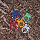 ShineTrip 10x Outdoor Camping Tent Rope Buckles Tensioner Fastener (Blue)