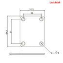 Electric Guitar Neck Plate Joint Board Fender Musical Accessory (Black) Newly