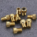 Tools Bicycle Valve Converter Presta To Schrader Valve Adapter Bike Brass Pump