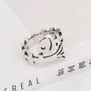 Yarn Guides Finger Wear Knitting Ring Fish Bone Shape Sewing Crochet Loop