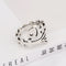 Yarn Guides Finger Wear Knitting Ring Fish Bone Shape Sewing Crochet Loop