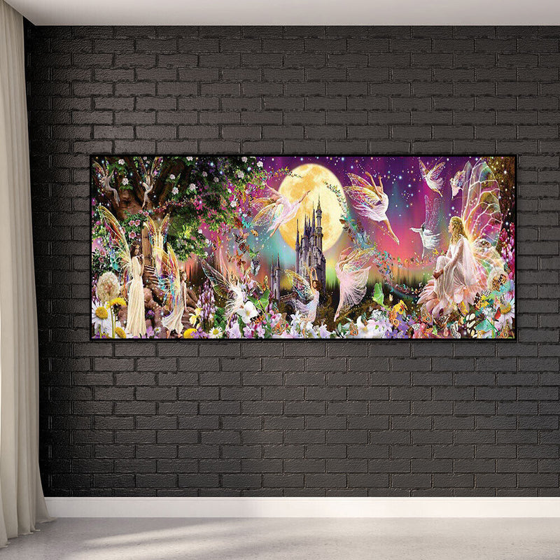 Butterfly Elves Oil Paint By Numbers Kits Canvas DIY Hand Painted Wall Picture