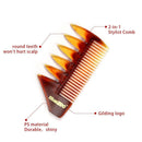 Hairdressing  Tool Durable Barber Shop Fork Comb Hair Brush Wide Teeth