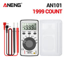 ANENG AN101 AC/DC LCD Digital Multimeter Resistance Voltmeter Ammeter Ohm T