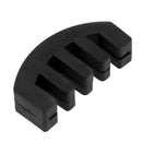 5pcs Black 5-Prong Rubber 4/4 Violin Silencers Fiddle Practice Mutes