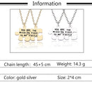 Jewelry Statement Lovers Romantic Pendant Couples Necklace Geometric Puzzle