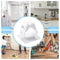 Self-Adhesive Wall Mounted Mop Clip Holder Seamless Hanging Bracket (White)