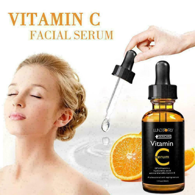 Vitamin C Acid Serum Skin Care Moisturizing L8Q8 Whitening I7F3 Essence L0J5