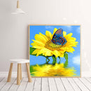 5D DIY Full Drill Diamond Painting Positive Sunflower Embroidery Needlework Set
