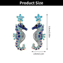 Seahorse-Shaped Party Jewelry Drop Earring Ear Studs For Women Girls Earrings