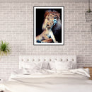 5D Diamond Painting Lion Mom and Son Full Round Drill DIY Mosaic Rhinestone