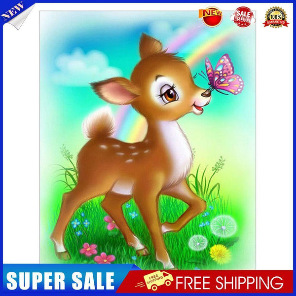 5D DIY Diamond Painting Deer Cross Stitch Embroidery Craft Kits Wall Art