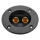 Terminal Connectors Subwoofer Round Boxes with 2 Banana Jack Stereo Plug