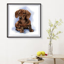 5D DIY Full Drill Diamond Painting Logy Dog Embroidery Needlework Wall Decor