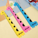 Cute Cartoon Animal Ruler Giraffe Series Drafting Supplies School Supplies
