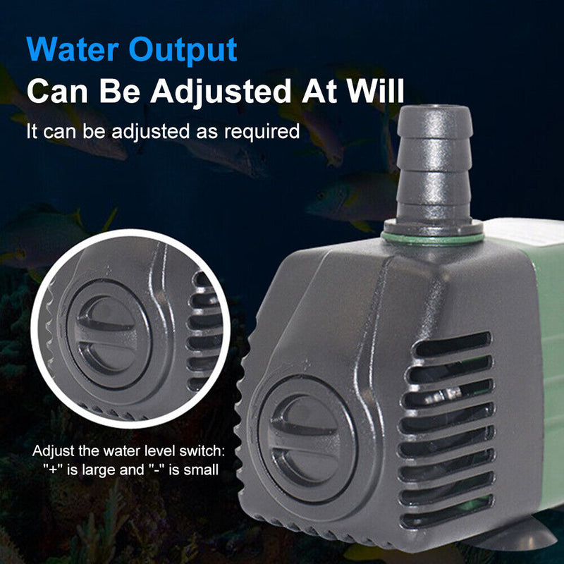 1500L/H 25W Submersible Aquarium Landscape Pond Water Fountain Pump (US)