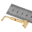 2pcs Violin Adjustable Plating Copper Chinrest Clamps Screws Accessories Newly