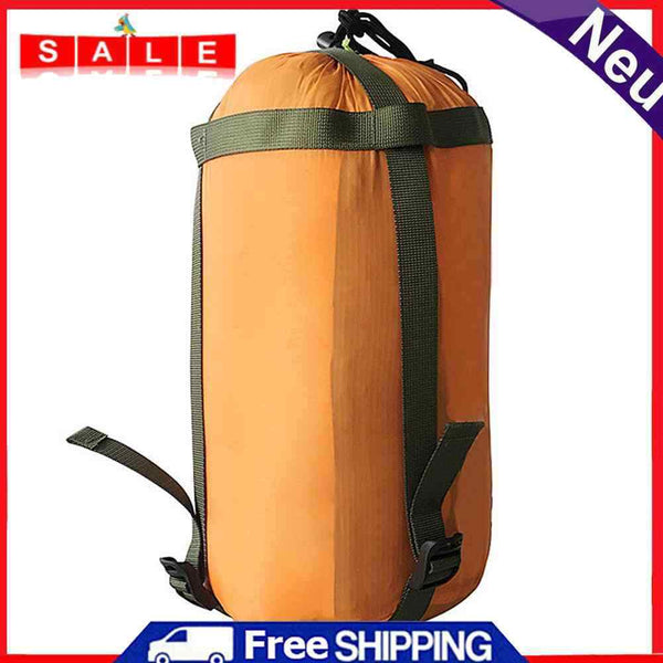 Camping Sleeping Bag Compression Stuff Sack Hammock Storage Packs (Yellow)