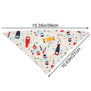 Pure Cotton Scarf Cotton Saliva Towel Triangle Drool Bibs Bandana Baby Bibs