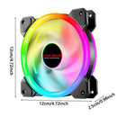 PIN 120mm Ventilador Cooler Radiator Cooling Fans Chassis Fan Computer Case Fan