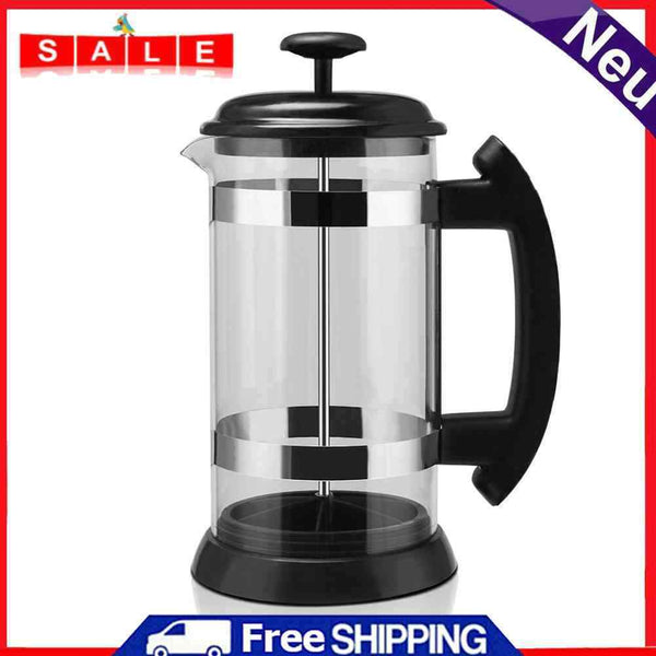 Glass Teapot French Coffee Tea Filter Press Manual Coffee Espresso Maker Kettle