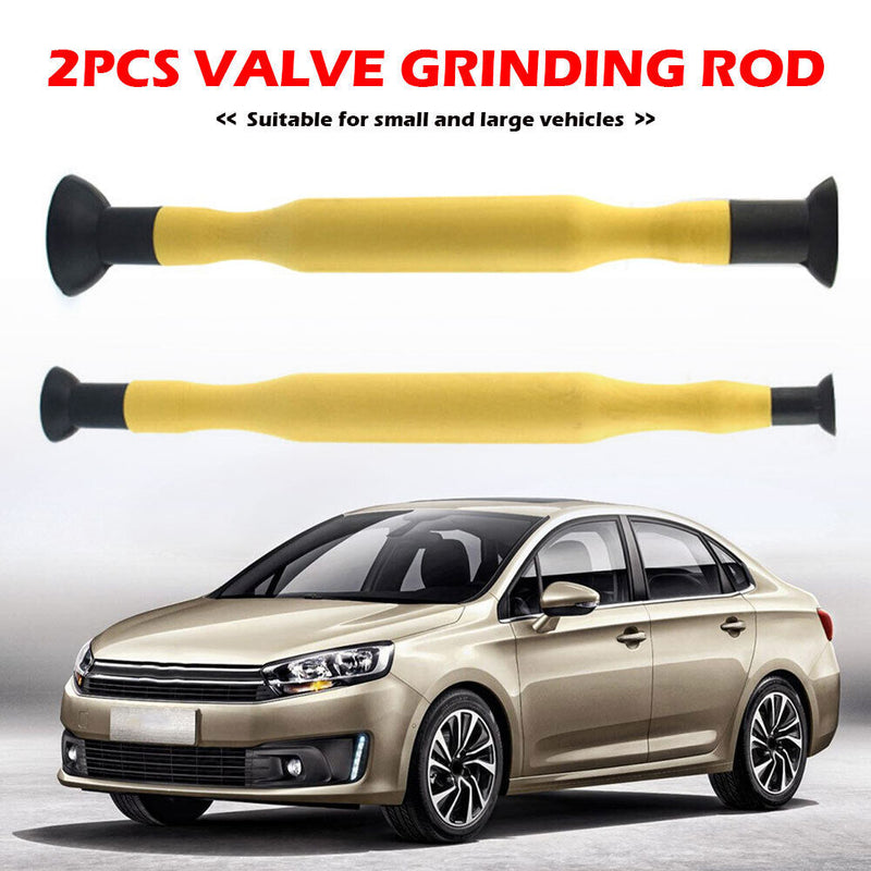 2x Valve Lapper Double Ended Suction Cup Valve Lapping Stick with Plastic Handle