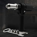 Professional Electric Rivet Nut Gun Adaptor Insert Cordless Power Drill Tool ?~