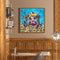 5D DIY Diamond Painting Full Round Drill Flower Calf Wall Decor Rhinestone Art