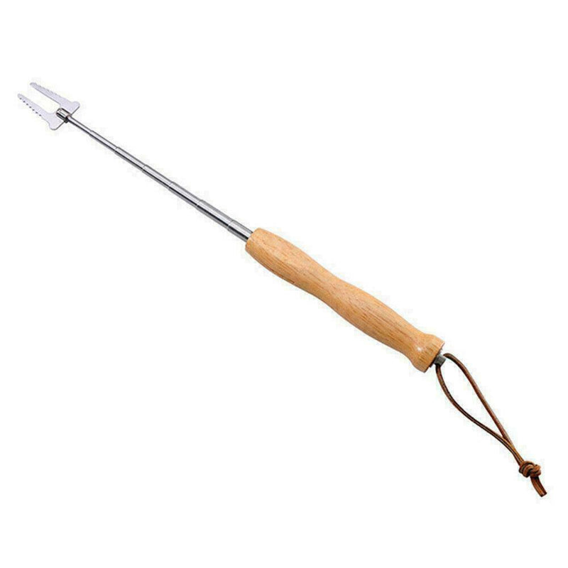 Telescoping Skewers BBQ Barbecue Forks Marshmallow 9 Tool T4Y9 H8J Portable O2M5