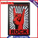 Metal Sign Tin Sign Rock Hand Living Room Door Club Garage Wall Decor Plate