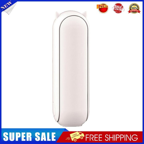 Pocket Fan USB Rechargeable Folding Fan 2000mAh Power Bank Function (White)