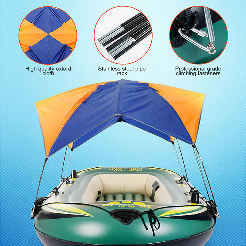 Sun Shelter - Inflatable Sailboat Awning Cover & Fishing Canopy Sun Shade