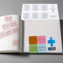 DIY Crystal Epoxy English Greetings Word Silicone Stamp Mold Manual Crafts Gifts