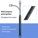 #A Windproof Electric Arc BBQ Lighter USB Plasma Ignition for Gas Stove BBQ Ligh