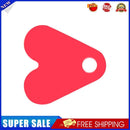 100pcs Plastic Fishtail for Spoon Fishing Lures Red Heart Sequins (15mm)