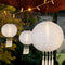 LED Round Solar Decorative Lantern Hanging Garden Yard Lighting (White)