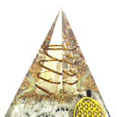 Ogan Pyramid Handmade Crushed Stone Energy Tower Pyramid Jewelry (B)