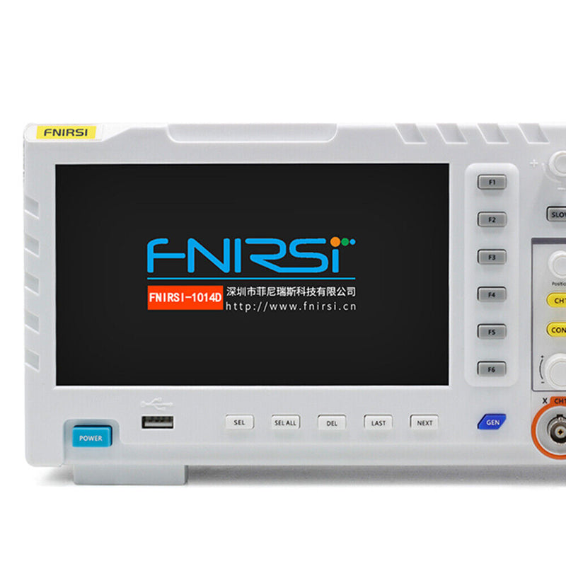 2 in 1 2 Channels 7 inch TFT LCD Digital Oscilloscope Signal Generator