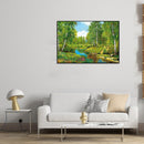 Diamond Painting 5D Full Round Drill Mosaic DIY Forest Scenery Kit Bedroom De