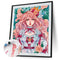 Oil Paint Painting Girl By Numbers Coloring Picture Drawing